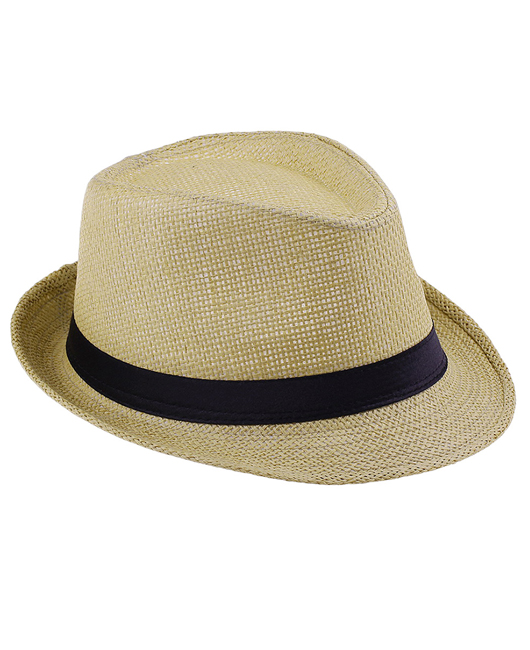 Casual Solid Color Jazz Hat Summer Panama Hat